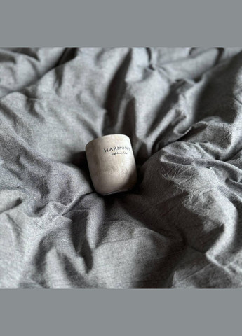 Постільна білизнабавовна Антиалергенна Євро 200х215 наволочка 70х70 2шт Графітовий (П4-post-var-bavovna-008-03) No Brand (316231075)