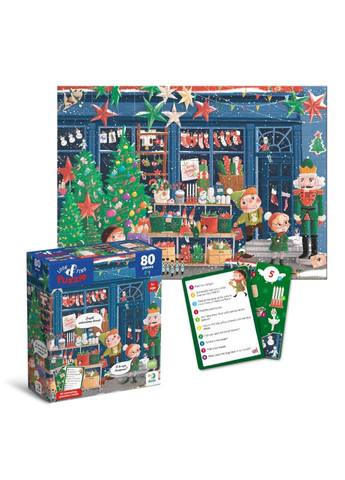 Детский пазл Ищи и находи "Зимние праздники" 300663, 80 элементов DoDo Toys (364630943)