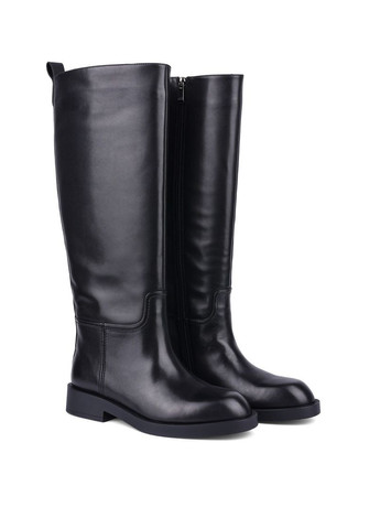 Зимние женские сапоги 2569-1701-1bm черная кожа Attizzare