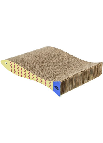 Рыба картонная с кошачьей мятой 2 шт 40х30х11 см мятно-кремовый Trixie (362702459)