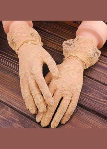 Мереживні рукавички ажурні гіпюрові весільні No Brand (314872959)