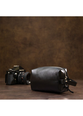 Шкіряна глянсова чоловіча косметичка 11413 Grande Pelle (366881234)