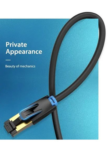 Сетевой кабель Patch Cable 3M Black (IKABI) (IKABI) Vention Cat.8 SFTP (361348404)
