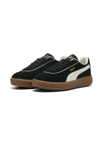 Черные кеды club klassika suede sneakers women Puma