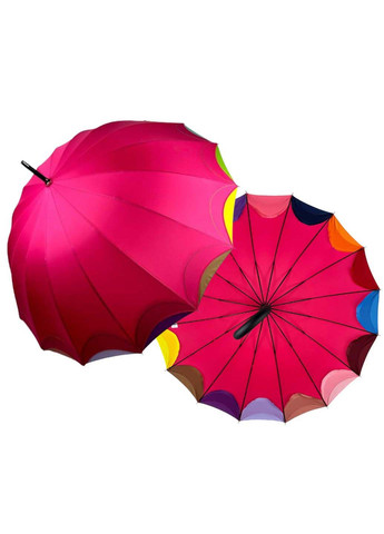 Жіноча парасолька-тростина напівавтомат на 16 спиць Susino (289977490)