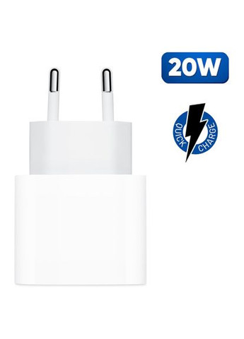 Зарядний пристрій (ARM77725) ArmorStandart AMHJ83 20W USB-C White + cable USB-C to USB-C (370019629)