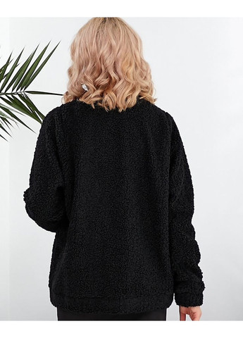 Черное демисезонное Женское короткое теплое пальто бомбер (ll06960090) LadyLike