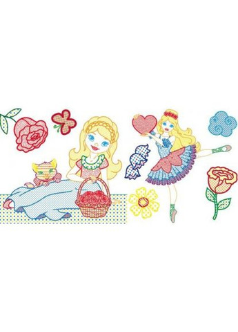 Водні розмальовки з кольоровим контуром "Принцеси" (укр) Crystal Book (356459657)