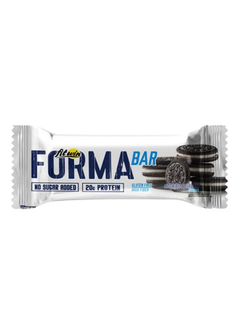 12 шт Протеиновый батончик Forma Bar Cookies and Cream без сахара для спортсменов перекус для активного дня FitWin (368989853)