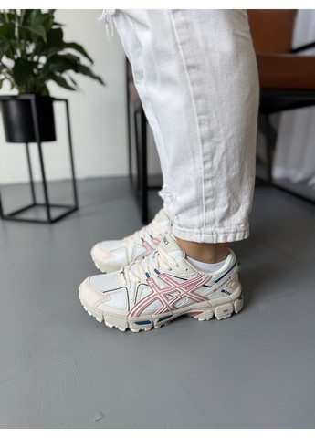 Розовые демисезонные кроссовки мужские asics gel-kahana 8 cream pink асикс гель кахано No Brand