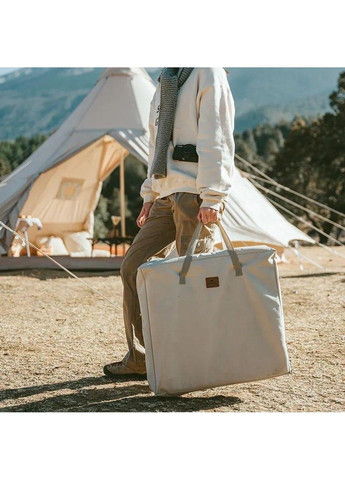 Раскладной туристический стол с полками Naturehike CNH22JU031 (Бежевый) No Brand (332636855)