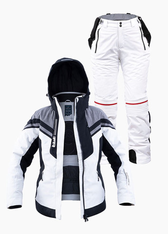 Женский лыжный костюм 21625-7607 белый Freever (289352364)