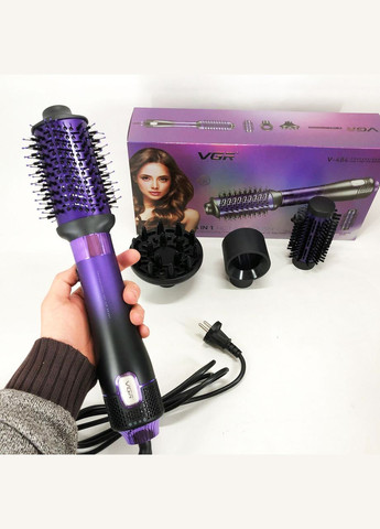 Професійний компактний фен V-484 4 в 1, Фен з іонізацією, Фен для красивого DH-692 укладання волосся VGR (351486383)