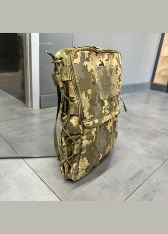 Підсумок-рюкзак сухарний на плитоноску з Моллі, Піксель,, Cordura 1000D, сумка сухарна тактична, сумка сухарка армійська WinTac (338625058)