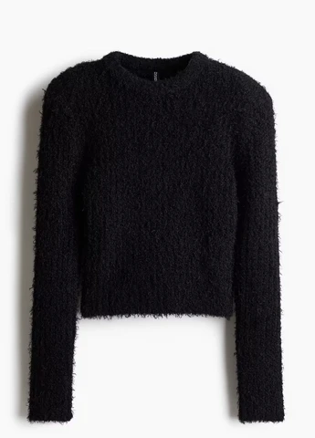 Чорний демісезонний светр H&M