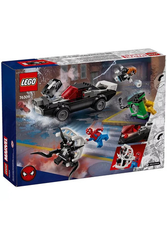 Конструктор Marvel Людина павук проти Мускулистого автомобіля Венома (76309) Lego (369674587)