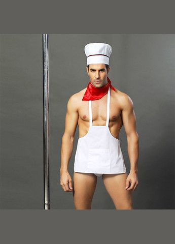 Мужской эротический костюм повара "Умелый Джек": слипы, фартук, платок и колпак, /M JSY (371388622)