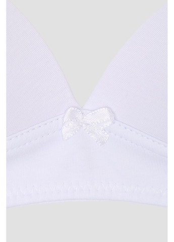Белый бюстгальтер для девочки цвет белый цб-00283280 Nicoletta трикотаж