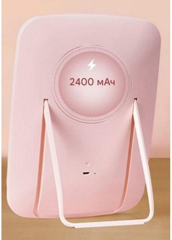 Дзеркало косметичне настільне Makeup Mirror 33 світлодіоди USB або батарейки Рожевий Salon Professional (364684906)