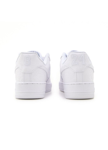 КРОСІВКИ ЖІНОЧІ NIKE KOBE BRYANT X AIR FORCE 1 LOW FOREVER WHITE 8 / 24 НАЙК No Brand білі демісезони (367176206)