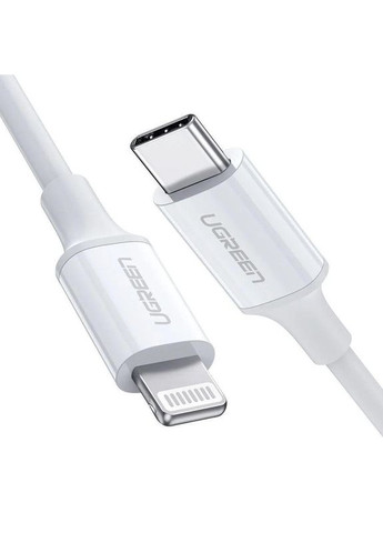 Кабель USB 2.0 Type-C M-Lightning M, 1 м, 3A, Nickel Plating ABS Shell, US171 Ugreen (370619500)