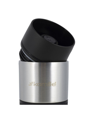 Термокухоль KM-2098-Black 420 мл чорний Kamille (360642178)