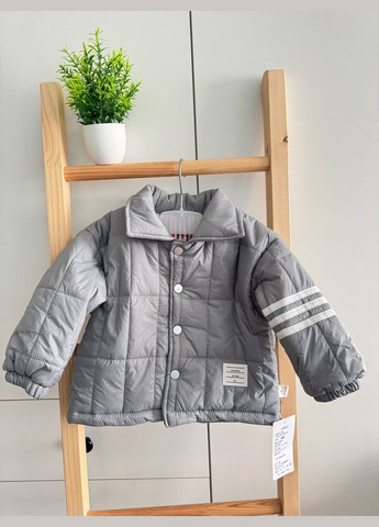 Сіра демісезонна стильний бомбер для хлопчика 10746 No Brand