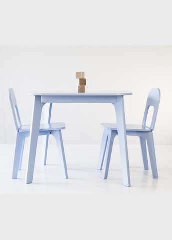 Дитячий столик і два стільчика для дітей 2-4 років Блакитний Tatoy (292867404)