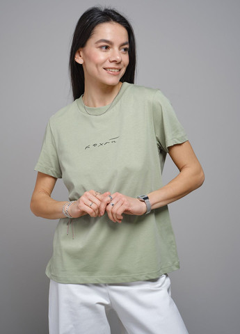Зеленая летняя женская футболка 103140 Power