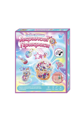 Акрилові прикраси колір різнокольоровий CB-00260927 No Brand (314890516)