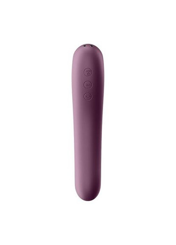 Вакуумный стимулятор с вибрацией Dual Kiss Wine Red CherryLove Satisfyer (283251377)
