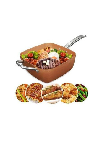 Сковорода фритюрница пароварка с крышкой 24 см TK00091 Top Kitchen (317201588)