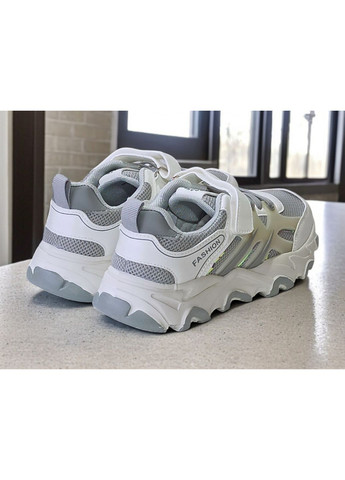 Білі осінні кросівки арт. білі з сірим Apawwa 69-1