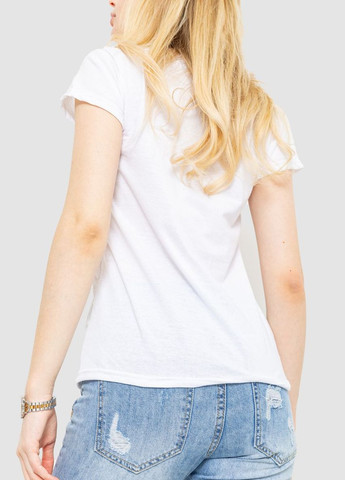 Футболка жіноча з принтом, колір бежевий, Ager - (279537598)