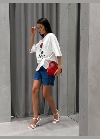 Футболка з цікавим принтом Adelante - (322998955)