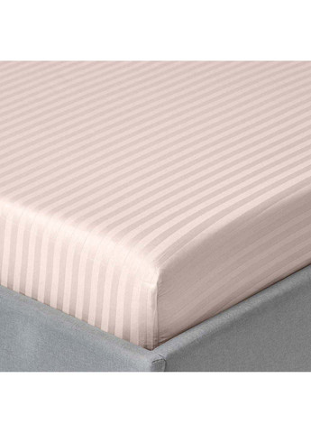 Двоспальна постіль сатин із простирадлом на гумці PASTEL CS1 180х220 см Cosas (307477308)