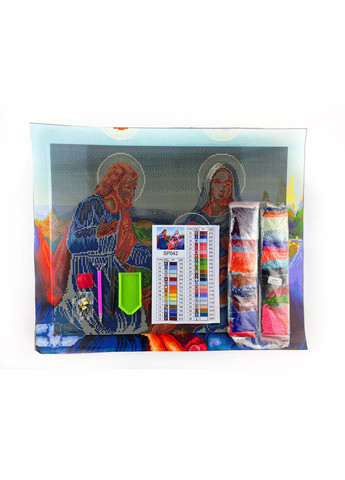 Набор для алмазной мозаики 40х50 Икона Святая семья SP042 ColorArt (299772523)
