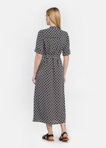 Черное кэжуал платье женское черное Arber