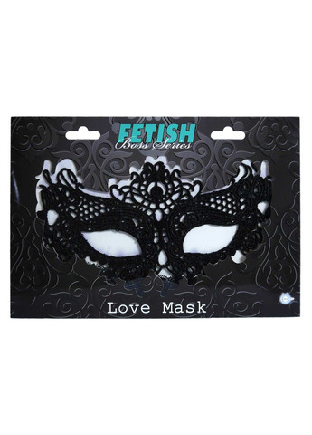 Венецианская Маска черная Love Mask - Fetish Boss Series (292011936)