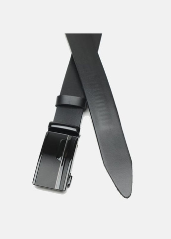 Чоловічий ремінь шкіряний із пряжкою автомат CV1gnn33-115 Чорний Borsa Leather (302972420)