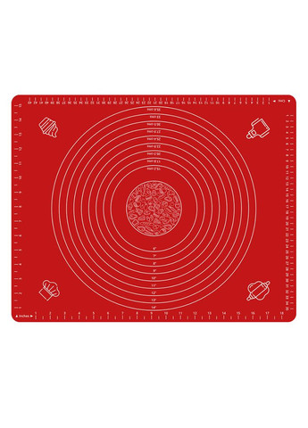 Коврик для раскатывания теста 40х50 см силикон Okyanus Коврик для раскатывания теста 40х50 см силикон (315050292)