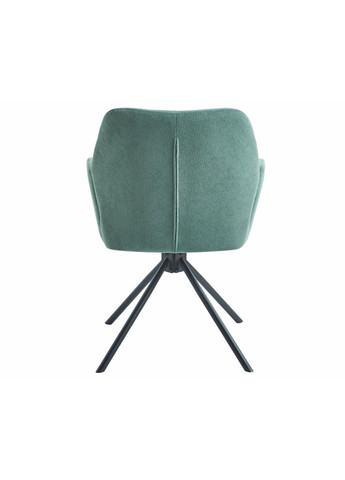 Стілець з обертом 180° DEMI Чорний каркас / Ментолова тканина Intarsio (372178428)