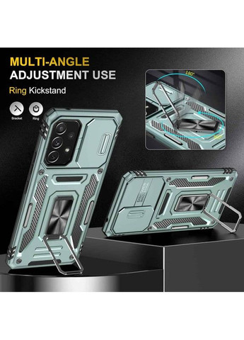 Ударостойкий чехол Camshield Army Ring для Samsung Galaxy A33 5G Бирюзовый Epik (372499639)