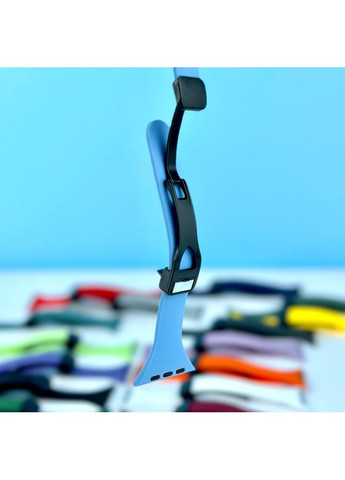 Силиконовый ремешок Thin Soft Narrow Magnetic Clasp для Apple Watch 42/44/45/49mm Mint Green No Brand (363834703)