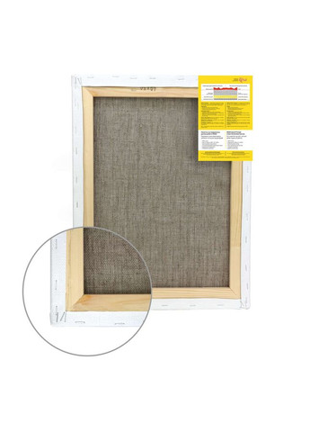 Полотно на підрамнику крупне зерно льон ROSA акриловий грунт Роса (362579147)