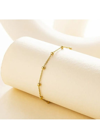 Браслет золотистый Aurea 4мм нержавеющая сталь 17+5 см OrnatusDivinus502 Liresmina Jewelry (367086470)