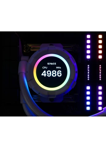Система водяного охолодження Space LCD SL360 XE White [148461] ID-Cooling (400939374)