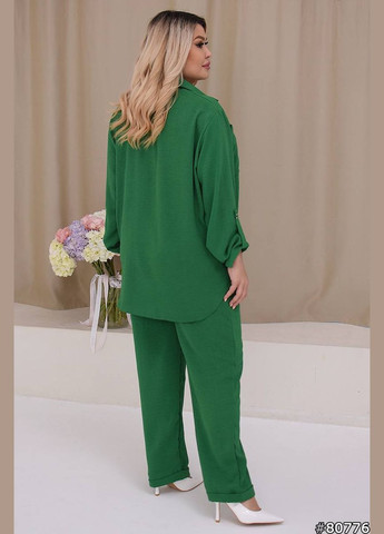 Костюм из американской креп-жатки – стиль и комфорт в каждой детали. queensleep_7km 323 (340479873)