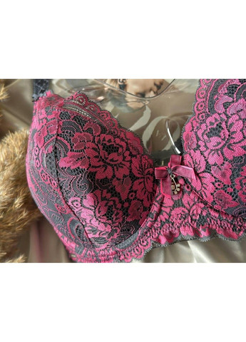 Розовый бюстгальтер розовый с серым Lanny Mode