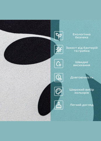 Вологопоглинаючий килимок Панда 40x60CMx3MM(D) SW-00002563 Sticker Wall (321912632)